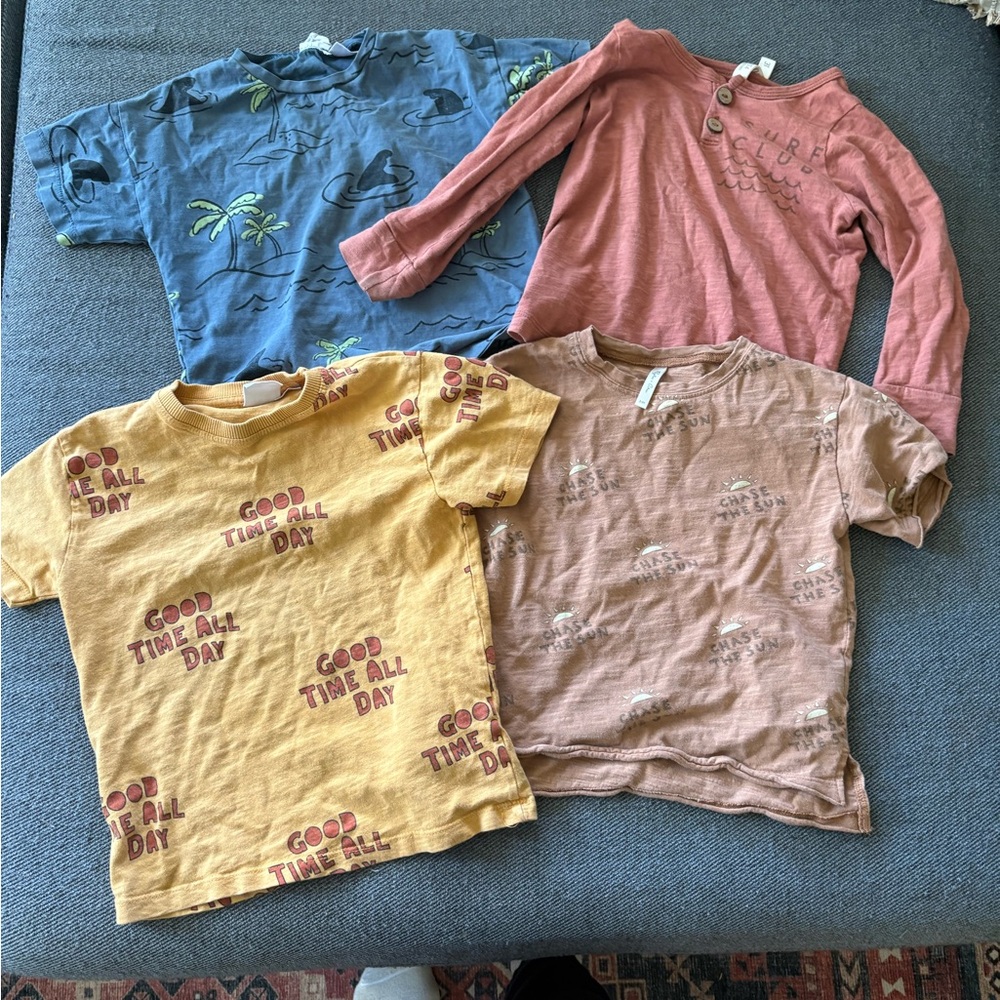 Childhood Clothing, Rylee & Cru and Zara shirts